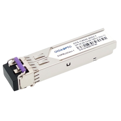 3Gbps DVI Video SFP Transceiver CWDM Pojedynczy nadajnik MSA 1270nm-1610nm 20km SMF LC DDM
