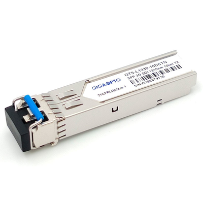 Non MSA 3G SDI SFP Tx 1310nm 10 km Wzory patologiczne wideo Pojedynczy moduł nadajnika DDM dla SD / HD / 3G SDI