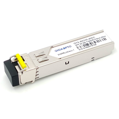 3 Gb/s MSA SMPTE SFP BiDi TX1550nm RX1310nm 40 km moduł nadajnika-odbiornika dla SD/HD/3G-SDI LC SMF DDM