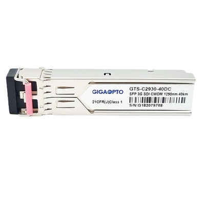 3Gb / S CWDM Nadajnik Odbiornik Moduł nadawczo-odbiorczy SFP Wzory patologiczne wideo 40 km MSA