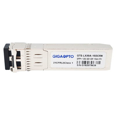 Odbiornik wideo SFP NON MSA 12G SDI 1310nm 10km LC Do 12G 6G 3G HD SD-SD