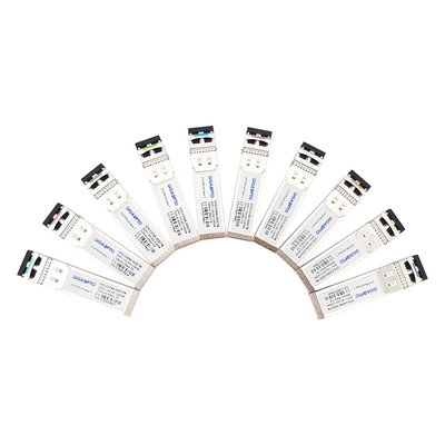 12Gb / S CWDM 1270 1450nm Wideo SFP Transceiver Pojedynczy optyczny cyfrowy nadajnik diagnostyczny 20 km LC