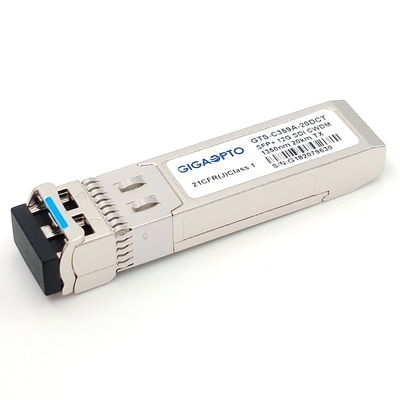 Nadajnik 12G SDI CWDM SFP+ Tx 1270 ~ 1450nm Nadajnik DFB 20KM LC DOM MSA Pinout