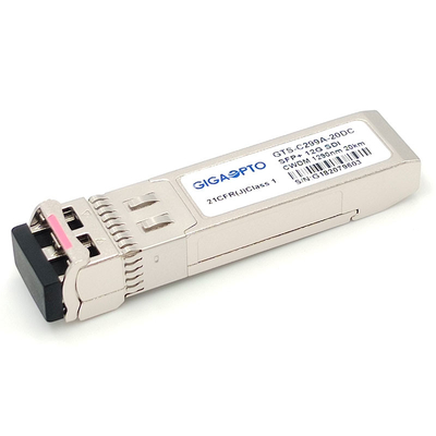 12G SDI CWDM Cyfrowy optyczny nadajnik-odbiornik wideo 1270 ~ 1450nm 20KM Duplex LC Światłowód jednomodowy MSA