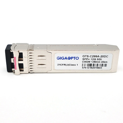 12G SDI CWDM Cyfrowy optyczny nadajnik-odbiornik wideo 1270 ~ 1450nm 20KM Duplex LC Światłowód jednomodowy MSA