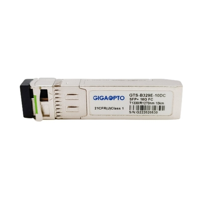 Moduł światłowodowy OEM 16G SFP + BiDi TX1330 RX1270nm 10 km Moduł nadawczo-odbiorczy LC