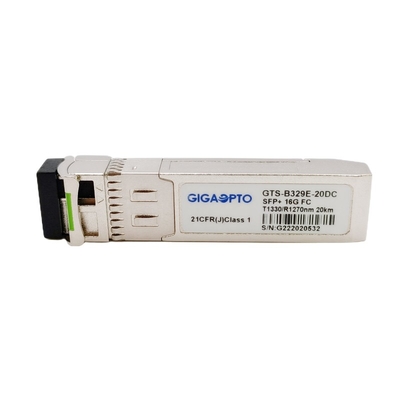 Moduł nadawczo-odbiorczy Fibre Channel 16G FC 20 km SFP+ TX1330 RX1270nm
