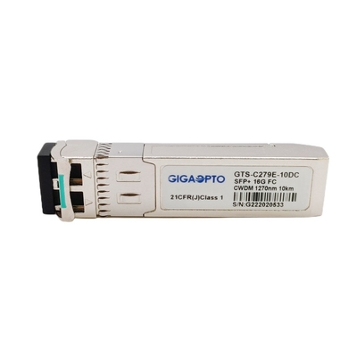Moduł 16G SFP + Fibre Channel CWDM 1270nm 1610nm 10 km Transceiver optyczny SMF
