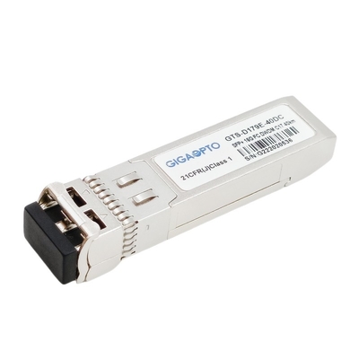 16G FC DWDM SFP + 40-kilometrowy moduł nadawczo-odbiorczy LC DOM