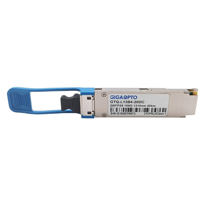 100G eLR4 20 km 4WDM QSFP28 optyczny moduł nadawczo-odbiorczy z podwójnym CDR