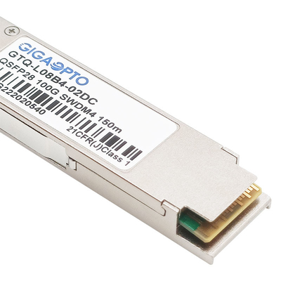 100GBASE-SWDM4 QSFP28 850nm-940nm Transceiver MMF 100m DOM LC