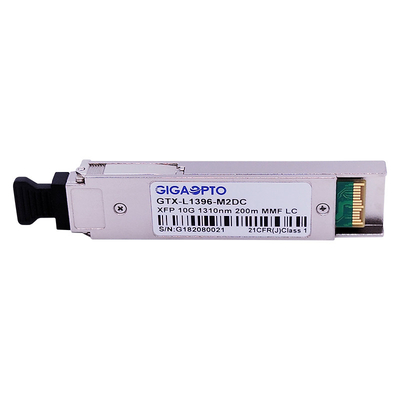 10G XFP LRM Optyczny moduł nadawczo-odbiorczy FP 1310nm MMF 220m ponad OM3 MMF DOM