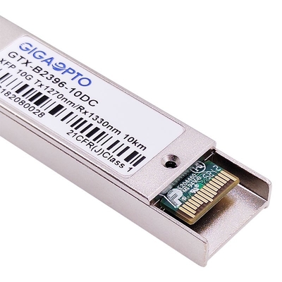 Dwukierunkowy transceiver optyczny 10GBASE-BX XFP 1270nm / 1330nm 10km LC DOM