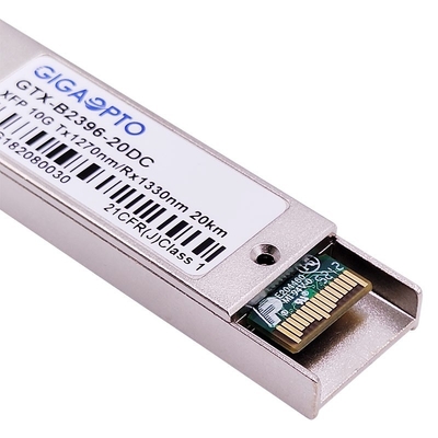 1270nm / 1330nm 10Gbps XFP BIDI 20km Inny optyczny moduł nadawczo-odbiorczy LC DOM