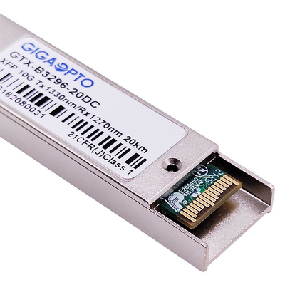 LC DOM 10Gbps BIDI XFP ELR Optyczny moduł nadawczo-odbiorczy 1270nm / 1330nm 20km