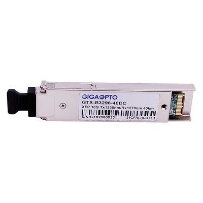 XFP BIDI ER40 10 Gb / s Światłowodowy moduł nadawczo-odbiorczy 1330nm / 1270nm 40km DOM