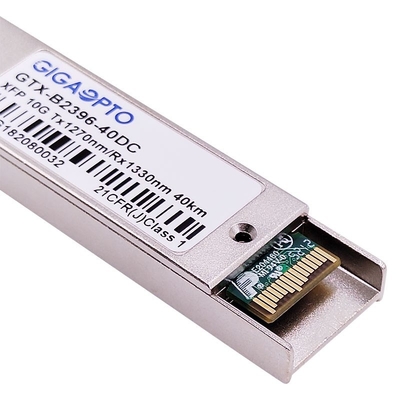 DOM 10Gbps XFP WDM Światłowodowy moduł nadawczo-odbiorczy 1270nm / 1330nm 40km
