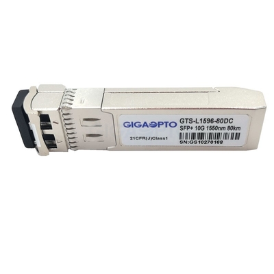 1550nm 10GBASE-ZR Transceivery kompatybilne z Cisco 80km SMF dla SFP-10G-ZR