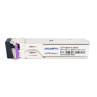 1000BASE-BX Dwukierunkowy SFP zgodny z Cisco SFP 40 km SMF dla GLC-BX40-DA