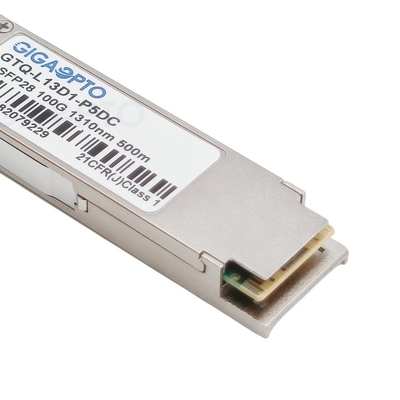 Pojedynczy optyczny moduł nadawczo-odbiorczy Lambda QSFP28 500 m LC dla Cisco QSFP-100G-DR-S