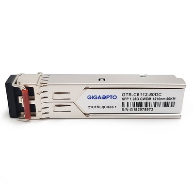Transceiver światłowodowy 1000BASE-CWDM 80 km SMF dla Cisco CWDM-SFP-xxxx
