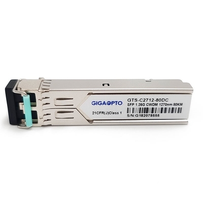 Transceiver światłowodowy 1000BASE-CWDM 80 km SMF dla Cisco CWDM-SFP-xxxx