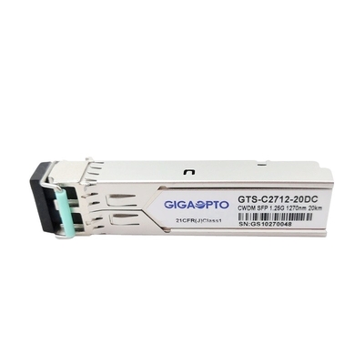 1270-1610nm 1000BASE-CWDM SFP Transceiver SMF 20 km dla Cisco CWDM-SFP-xxxx-20