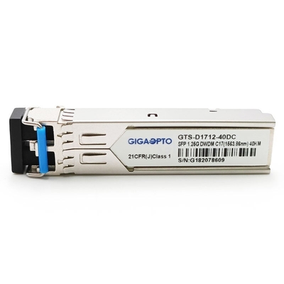 100GHz C17-C61 1000BASE-DWDM SFP 40km SMF dla Cisco DWDM-SFP-xxxx-40