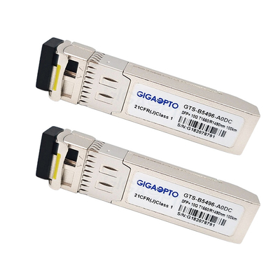 1330nm / 1270nm 10 Gb / s SFP + Moduł nadawczo-odbiorczy Cisco dla SMF SFP-10G-BX20D