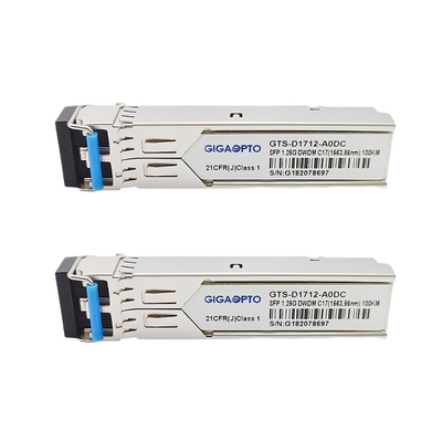 DWDM-SFP Kompatybilne z Cisco nadajniki-odbiorniki 100 GHz 1G Moduł EZX 100 km SMF