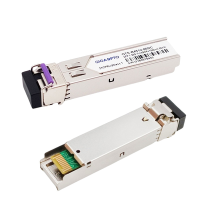 1000BASE-BX Gigabitowy nadajnik-odbiornik Cisco 80 km LC SMF DOM dla GLC-BX80-UA