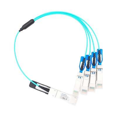 Aktywny kabel optyczny 100G QSFP28 do 4x25G SFP28 AOC dla Cisco QSFP-4SFP25G-AOC