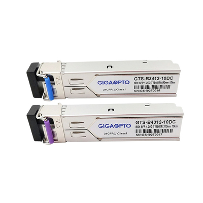 Transceiver 1000BASE-BX SFP WDM Tx1310nm Rx1490nm 10 km SMF LC dla HP JD098B