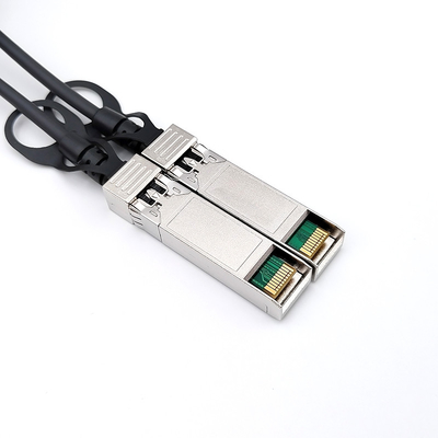 10Gbps 30AWG Kabel bezpośredniego podłączenia Czarny kolor dla szybkiego przesyłu danych