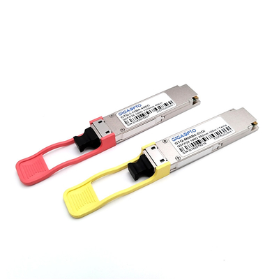Przesyłacz optyczny QSFP+ z łącznikiem MTP/MPO odbiornika PIN